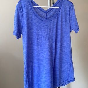 LULULEMON blue top. Size 10. Great condition. Only worn a couple of times